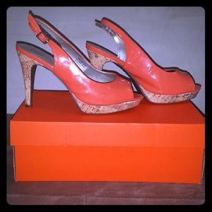 Patent Leather Cork Heels